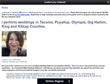 Tablet Screenshot of cynthiacurry.com